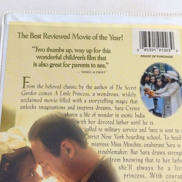 VHS Clamshell‎ A Little Princess Movie - Picture 5 of 6